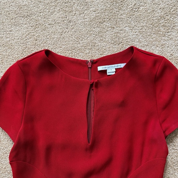Diane Von Furstenberg Raizel Red Mini Dress - Picture 6 of 6